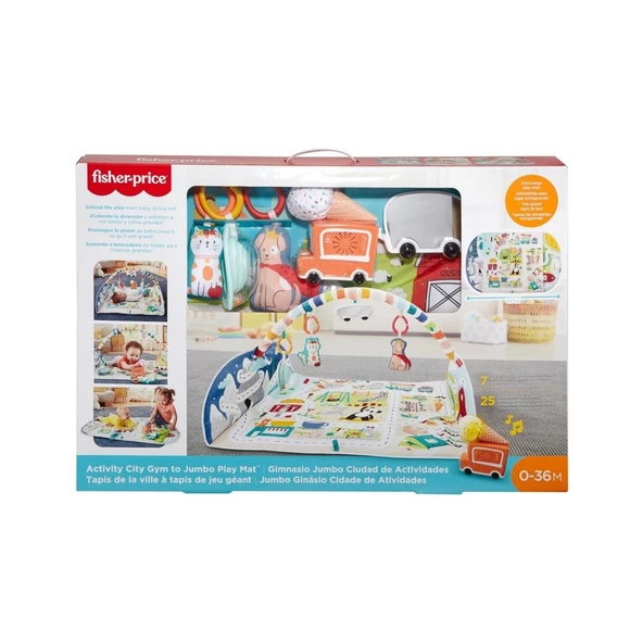 Fisher-Price Şehir Macerası Jumbo Jimnastik Merkezi GJD41 Lisanslı