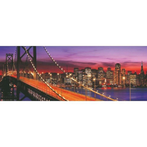 KS Puzzle 1000 Parça Panorama Puzzle Bridge Of San Francisco