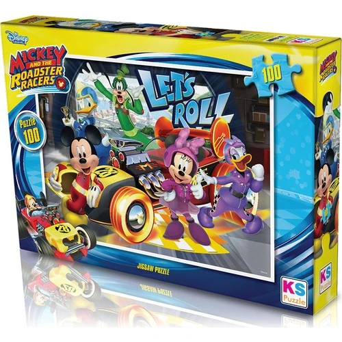 KS Games 100 Parça Puzzle Mickey Mouse Lisanslı Ürün - Resim 1