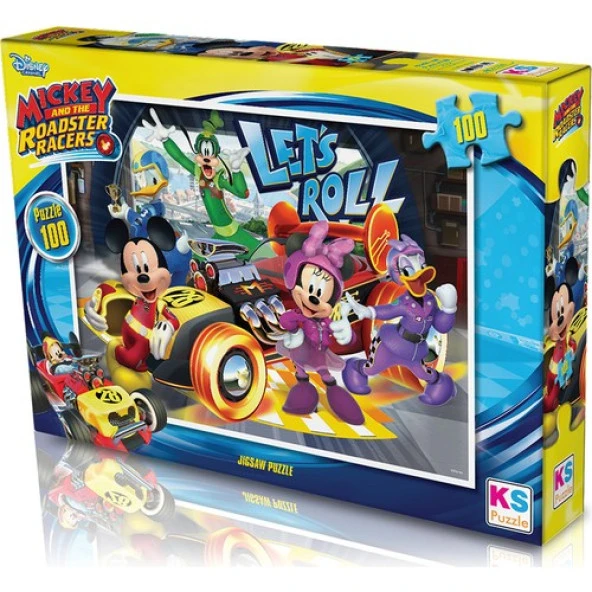 KS Games 100 Parça Puzzle Mickey Mouse Lisanslı Ürün