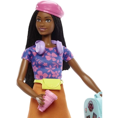 Barbie Brooklyn Seyahat Bebeği ve Aksesuarları HGX55 Lisanslı Ürün - 2