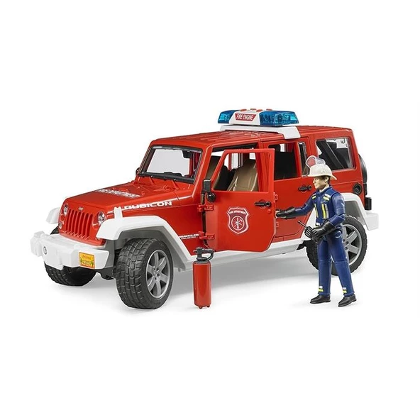 Bruder Jeep Wrangler Rubicon İtfaiye Ve İtfaiyeci BR02528 - 5