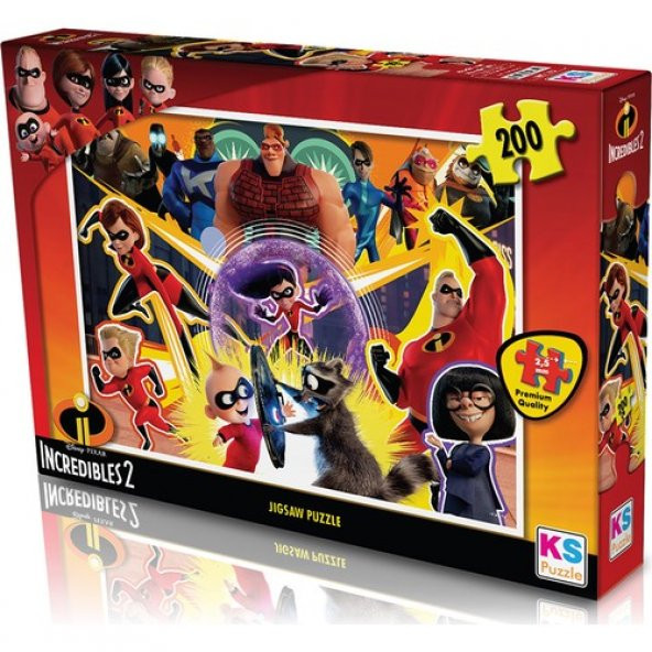 KS Games Incredibles 2 Puzzle 200 Parça