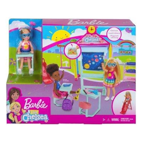 Barbie Chelsea Okulda Oyun Seti GHV80 Lisanslı Ürün