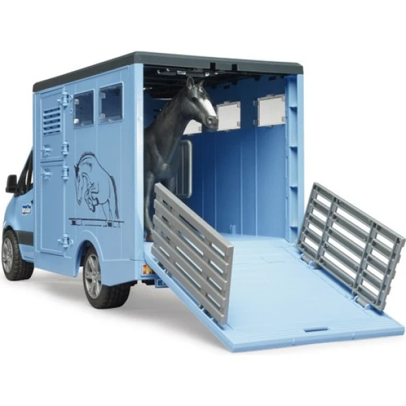 Bruder Mercedes At Nakil Aracı 02674 Lisanslı Ürün - Resim 3