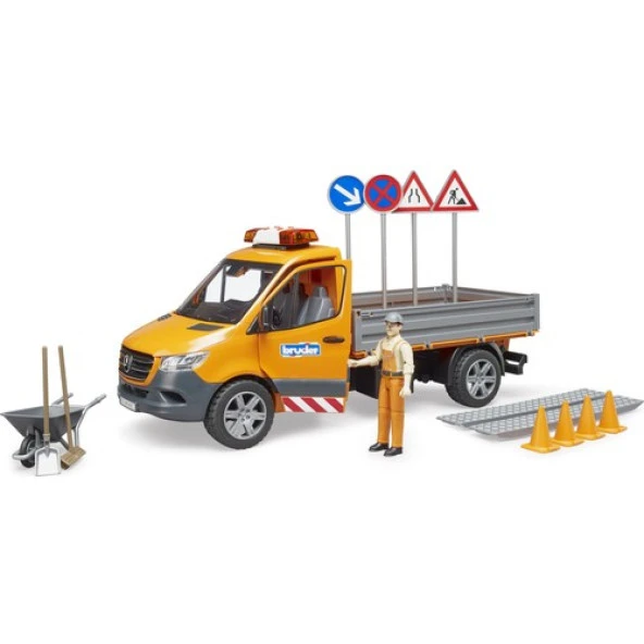 Bruder Mercedes Bnez Sprinter Yol Bakım Aracı ve Elemanı 02677 - Resim 2