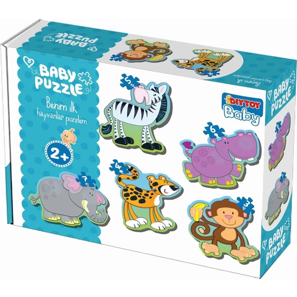 Baby Puzzle İlk Hayvanlarım Lisanslı Ürün