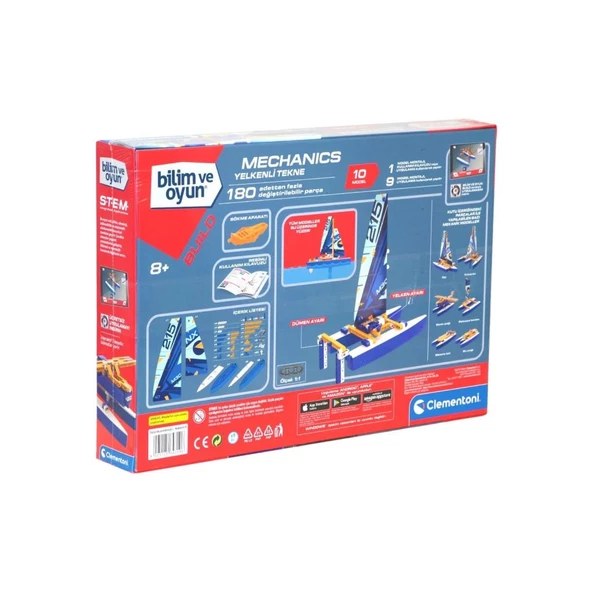 Clementoni 64319 Yelkenli Tekne Mekanik Laboratuarı bilim ve oyun - Resim 2