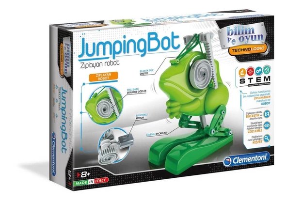 Clementoni Jumpingbot - Kurbağa Robot - Lisanslı Orijinal Ürün