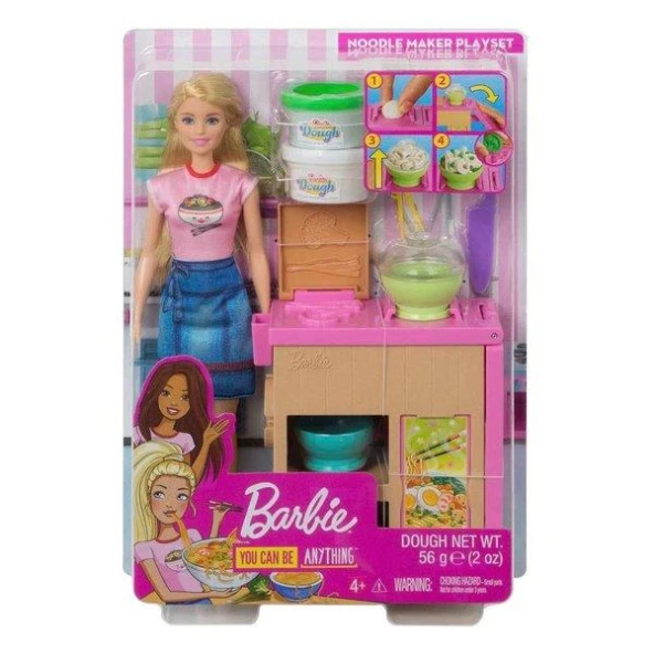Barbie Noodle Yapıyor Oyun Seti - GHK43 Lisanslı Ürün