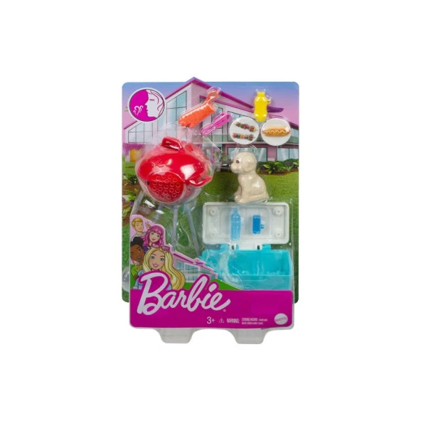 Barbie Barbie'nin Ev Dekorasyonu Oyun Setleri GRG76 GRG75