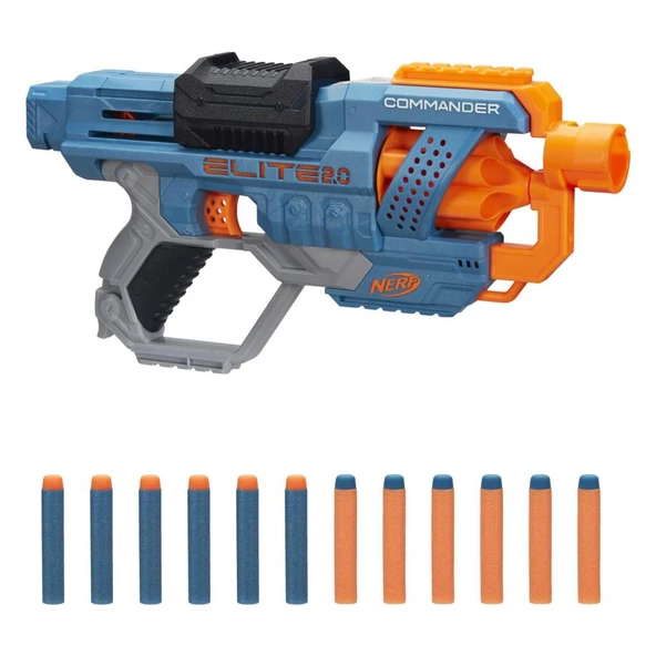 Nerf Elite 2.0 Commander RD-6 E9485 Lisanslı Orijinal Ürün - Resim 1