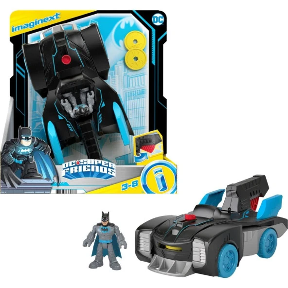 imaginext Dc Super Friends Bat-Tech Batmobil GWT24 Lisanslı Ürün