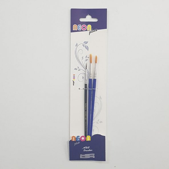 Neon Plus 154 3lü Fırça Seti