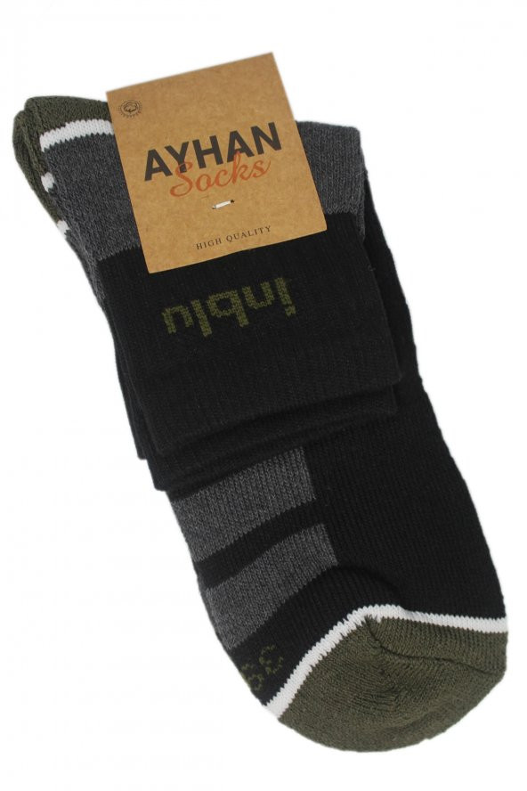 Ayhan Asorti Çift Tabanlı Erkek Soket Çorap Adet - 3