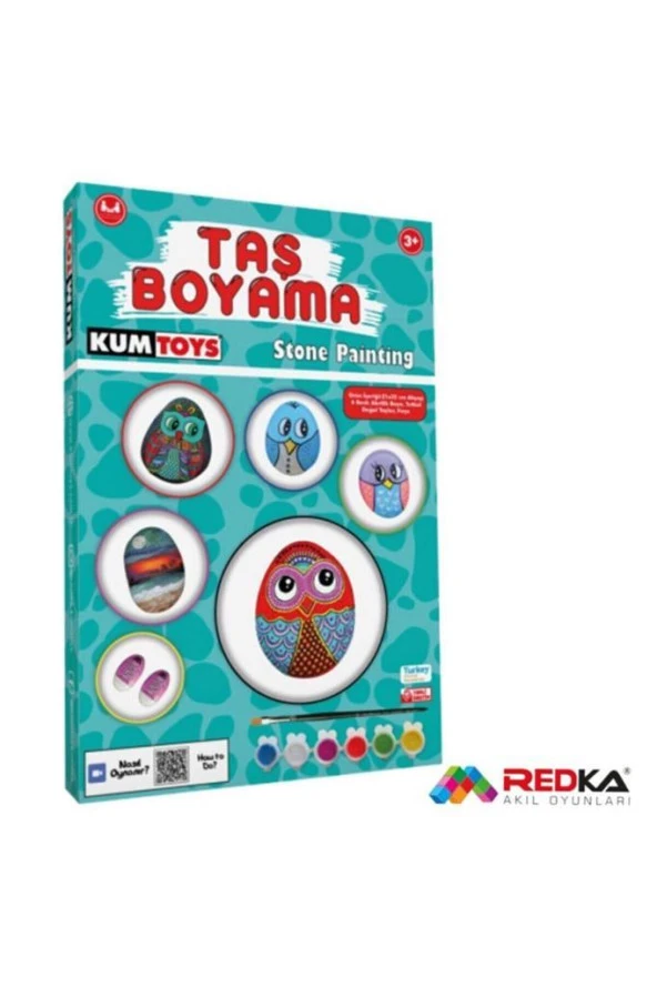 Taş Boyama Seti Kumtoys BuBu Taş Boyama Seti