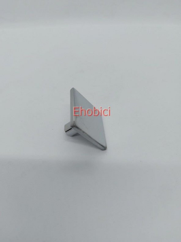 Kare Krom Düğme Kulp - 2