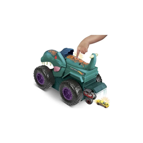 Hot Wheels Monster Trucks Araba Yiyen Mega Wrex GYL13 Lisanslı Ürün - Resim 4