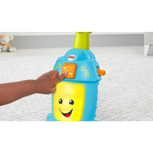 Fisher Price Türkçe Konuşan Neşeli İtmeli  Süpürge GTW19 Lisanslı - Resim 2
