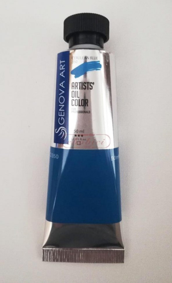 Cenova Art Profesyonel Yağlı Boya 350 Cerulean Blue 50ml