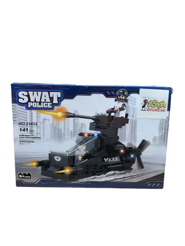 Ant Bricks Swat Police 23422 141 Parça Lego Lisanslı Ürün