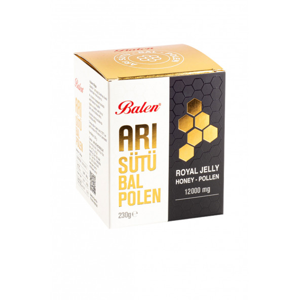 Balen Arı Sütü Bal Polen 230 Gr 12000mg