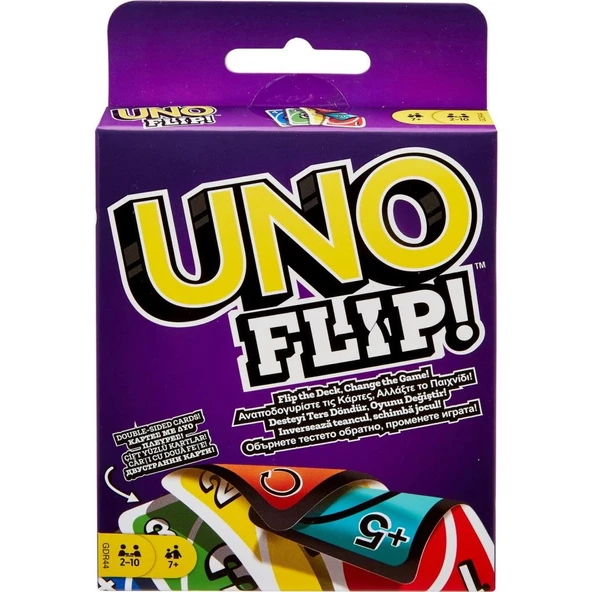 Uno Flip GDR44 Kart  Oyunu GHL50 Lisanslı Ürün