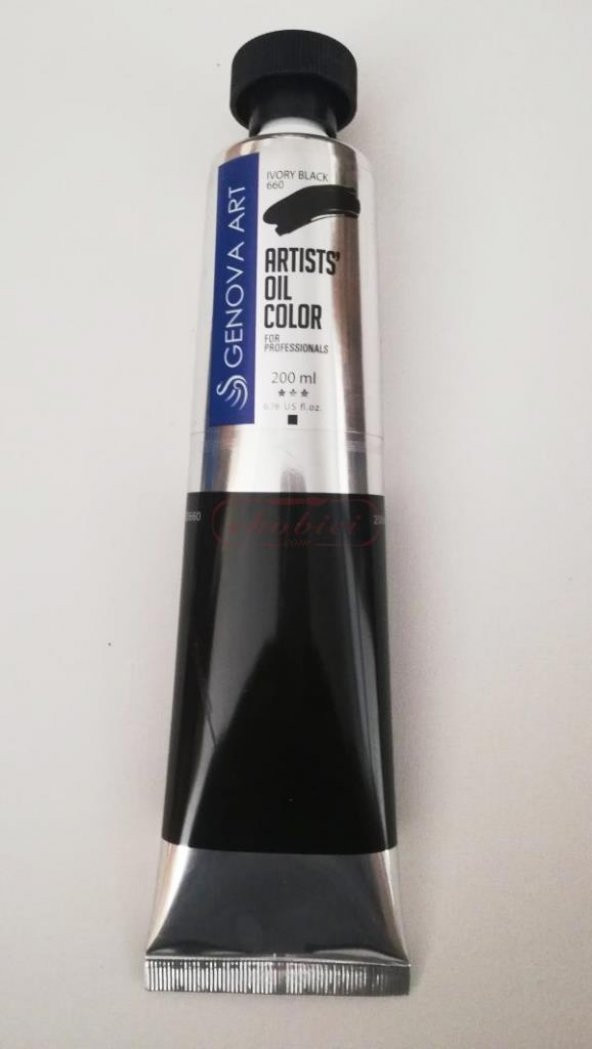 Cenova Art Profesyonel Yağlı Boya 660 İvory Black 200ml ürün görseli