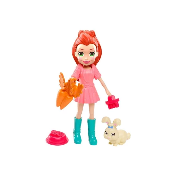 Polly Pocket ve Hayvan Dostu Oyun Seti GDM11 Lisanslı Orjinal Ürün