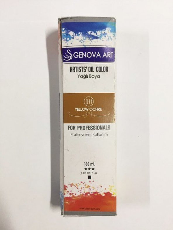 Cenova Art Profesyonel Yağlı Boya 10 Yellow Ochre 180ml - 2