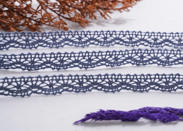 ALKA DANTEL PAMUK KOPANAKİ 10 METRE 324 PAMUK İNDİGO - 2