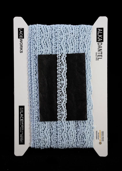 ALKA DANTEL PAMUK KOPANAKİ 10 METRE 324 PAMUK BEBE MAVİ