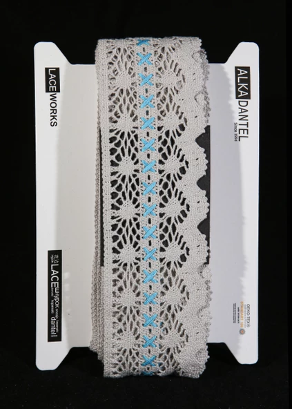 ALKA DANTEL PAMUK KOPANAKİ 10 METRE 1090 PAMUK TÜRKUAZ