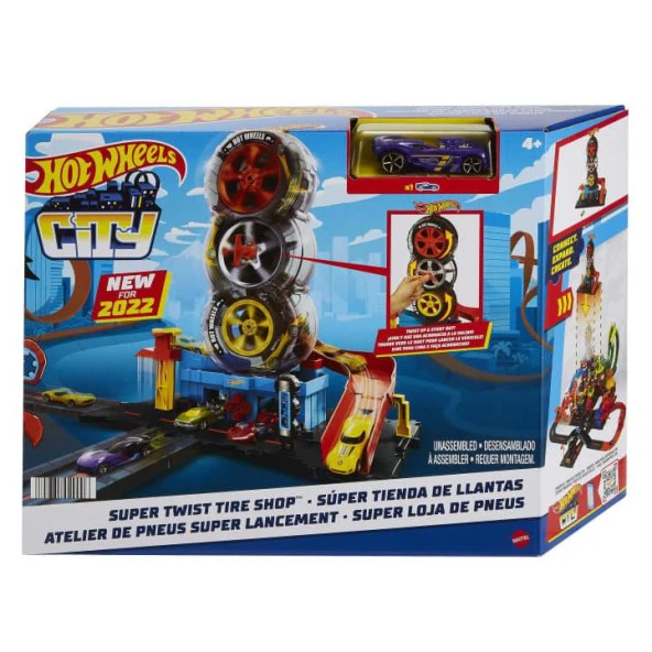 Hot Wheels Super Twist Tire Shop HDP02 Lisanslı Ürün