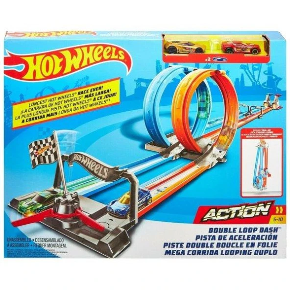 HotWheels Çift Çemberde Depar Seti GFH85 Lisanslı Ürün - Resim 3