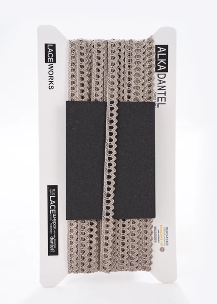 ALKA DANTEL MERSERİZE KOPANAKİ 10 METRE 636 MERSERİZE GREY