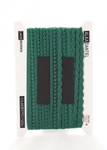 ALKA DANTEL MERSERİZE KOPANAKİ 10 METRE 802 MERSERİZE GREEN