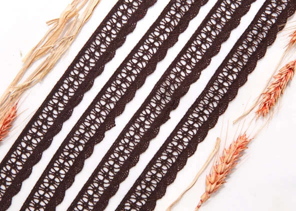 ALKA DANTEL MERSERİZE KOPANAKİ 10 METRE 802 MERSERİZE BROWN - 2