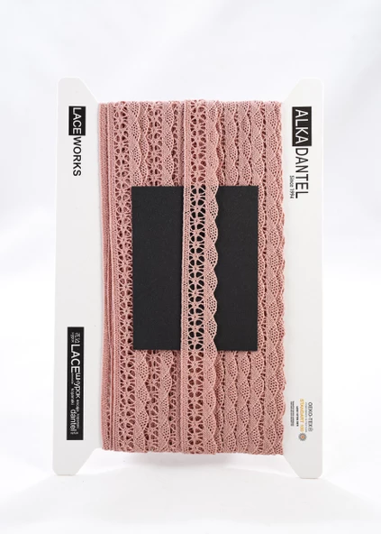 ALKA DANTEL MERSERİZE KOPANAKİ 10 METRE 802 MERSERİZE OLD PİNK