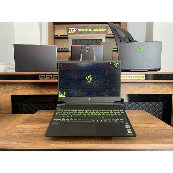 HP Pavilion Gaming 15-EC1017NT 24D50EA İKİNCİ EL GARANTİLİ AMD Ryzen 7 4800H 16GB 512GB SSD GTX1650Ti 15.6" FHD - Resim 1