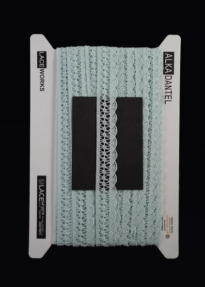 ALKA DANTEL MERSERİZE KOPANAKİ 10 METRE 802 MERSERİZE AQUA - 2