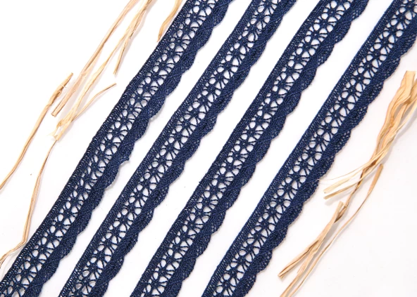 ALKA DANTEL MERSERİZE KOPANAKİ 10 METRE 802 MERSERİZE İNDİGO - 2