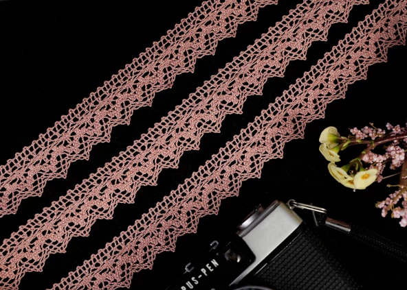 ALKA DANTEL MERSERİZE KOPANAKİ 10 METRE 8752 MERSERİZE OLD PİNK ürün görseli