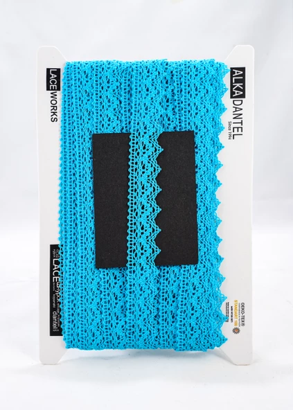 ALKA DANTEL MERSERİZE KOPANAKİ 10 METRE 8752 MERSERİZE TURKUAZ - 2