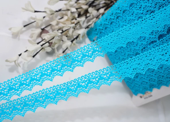 ALKA DANTEL MERSERİZE KOPANAKİ 10 METRE 8752 MERSERİZE TURKUAZ