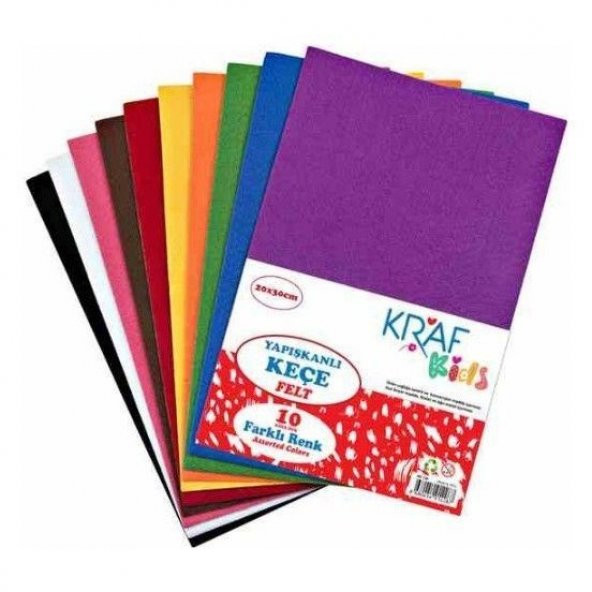 KRAF KIDS KEÇE 20x30 YAPIŞKANLI 10LU ÜCRETSİZ KARGO