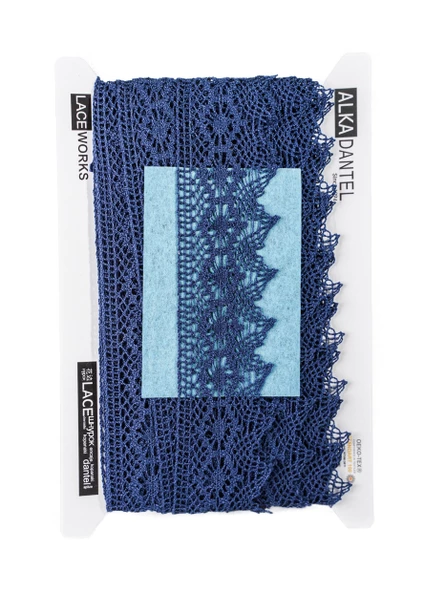 ALKA DANTEL MERSERİZE KOPANAKİ 10 MT 752 MERSERİZE NAVY - 2