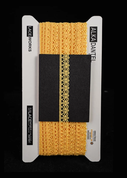 ALKA DANTEL MERSERİZE KOPANAKİ 10 METRE 407 MERSERİZE YELLOW