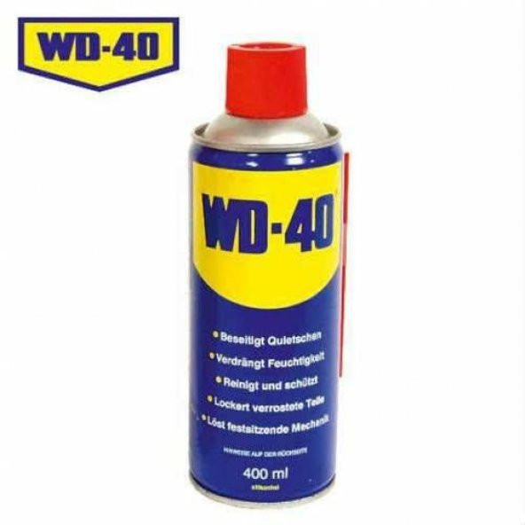 WD 40 Yağlayıcı Pas Sökücü Sprey (400 ml) Büyük Boy Ücretsiz Karg