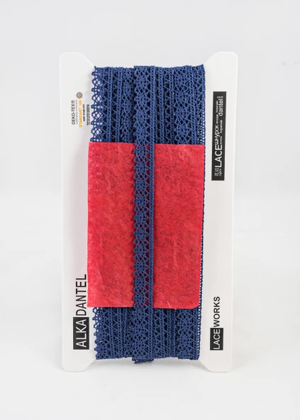 ALKA DANTEL MERSERİZE KOPANAKİ 10 METRE 407 MERSERİZE NAVY